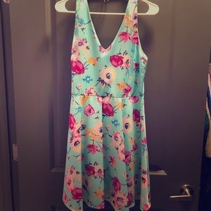 Floral print dress